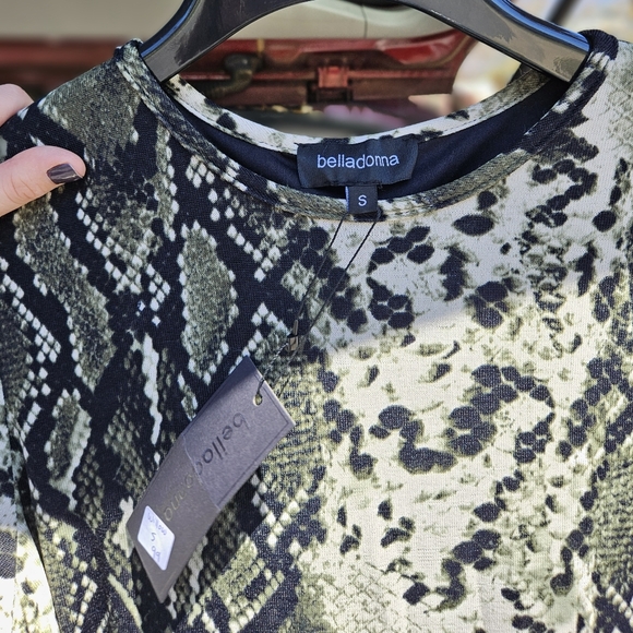 Willow Maxi: Olive Snakeskin - Small - Picture 4 of 7